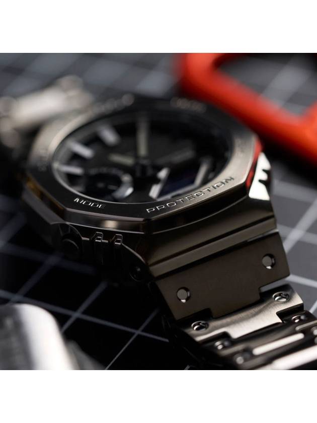 Men's Full Metal Chrome All Black Gial Oak Bluetooth Men's Metal Watch - G-SHOCK - BALAAN 6