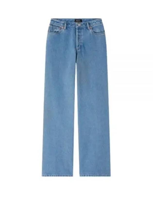 Elisabeth Denim Wide Jeans Stone Wash Indigo - A.P.C. - BALAAN 2