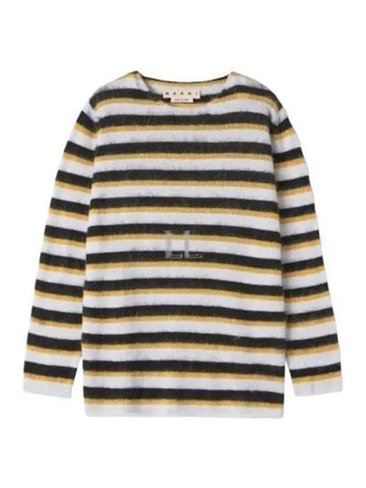 Striped Wool Knit Top White - MARNI - BALAAN 2