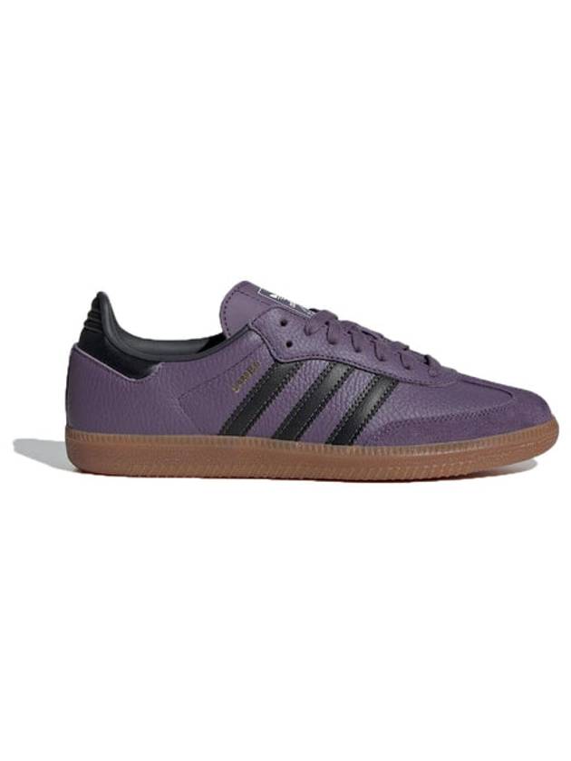 Samba OG Leather Low Top Sneakers Shadow Violet - ADIDAS - BALAAN 3