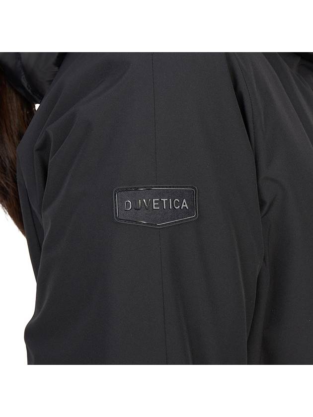 Dipeo Down Hooded Jacket Black - DUVETICA - BALAAN 9