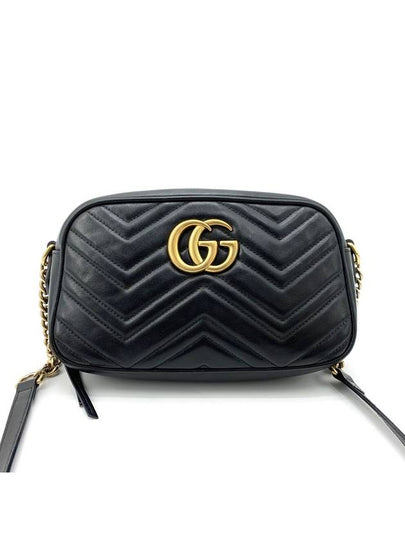 GG Marmont Matelasse Cross Bag Small 447632 - GUCCI - BALAAN 2