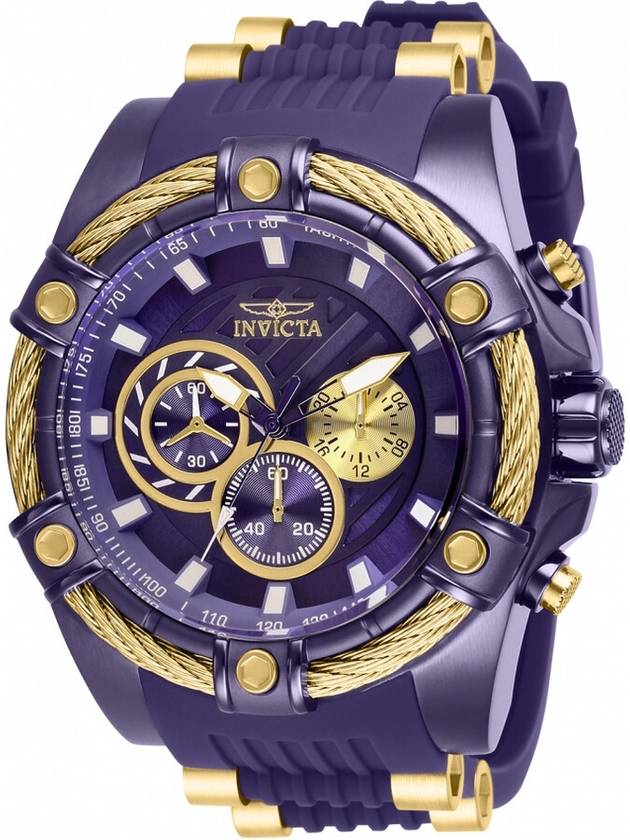 Invicta Bolt Chronograph Purple Dial Men's Watch 28018 - INVICTA - BALAAN 1