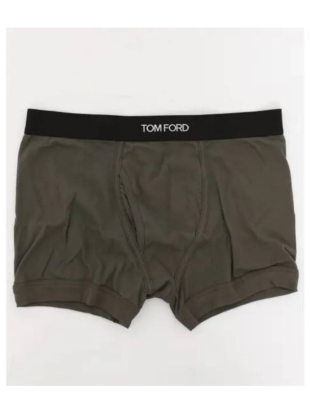 Men's Classic Fit Boxer Briefs Army Green - TOM FORD - BALAAN 2