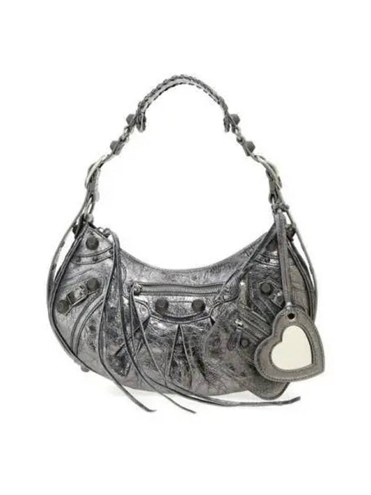 Le Cagol Metallized Small Shoulder Bag Silver - BALENCIAGA - BALAAN 2