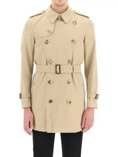 Cotton Gabardine Trench Coat Beige - BURBERRY - BALAAN 2