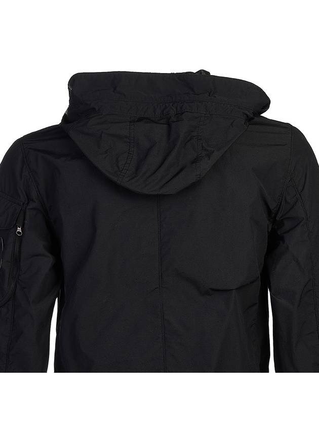 Men's Wappen Patch Naslan Watro Hooded Jacket Black - STONE ISLAND - BALAAN 6