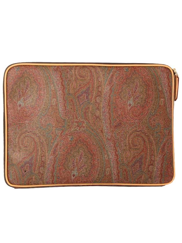 Paisley Clutch Bag Brown - ETRO - BALAAN 2