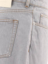 Loose Fit Denim Straight Jeans Grey - AMI - BALAAN 4