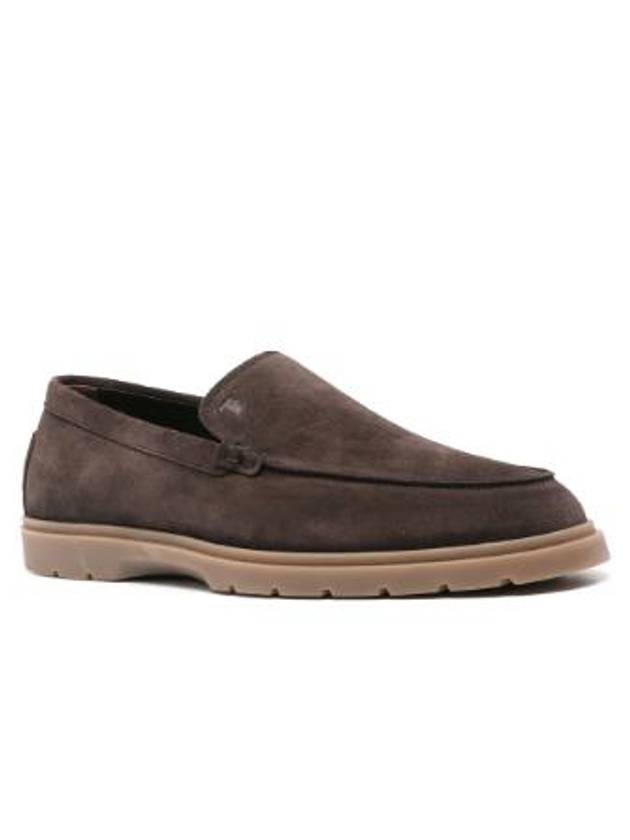 Suede Slipper Loafers Brown - TOD'S - BALAAN 6