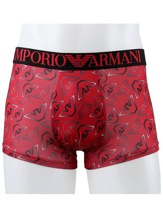 All Over Eagle Recycled Boxer Briefs Red - EMPORIO ARMANI - BALAAN 2