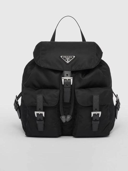 Re Nylon Small Backpack Black - PRADA - BALAAN 2