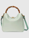 Diana Bamboo Handle Small Leather Cross Bag Pale Green - GUCCI - BALAAN 2