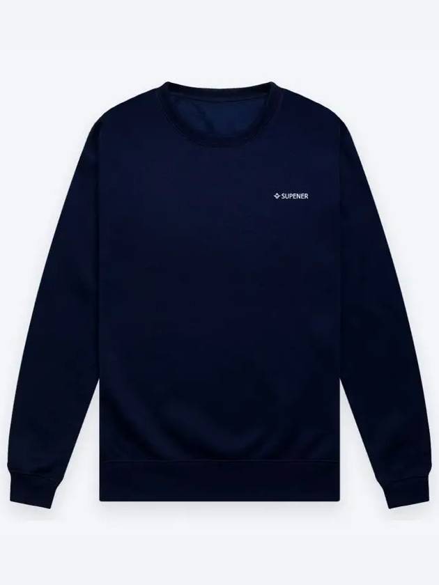 Denimo brushed sweatshirt navy - SUPENER - BALAAN 3