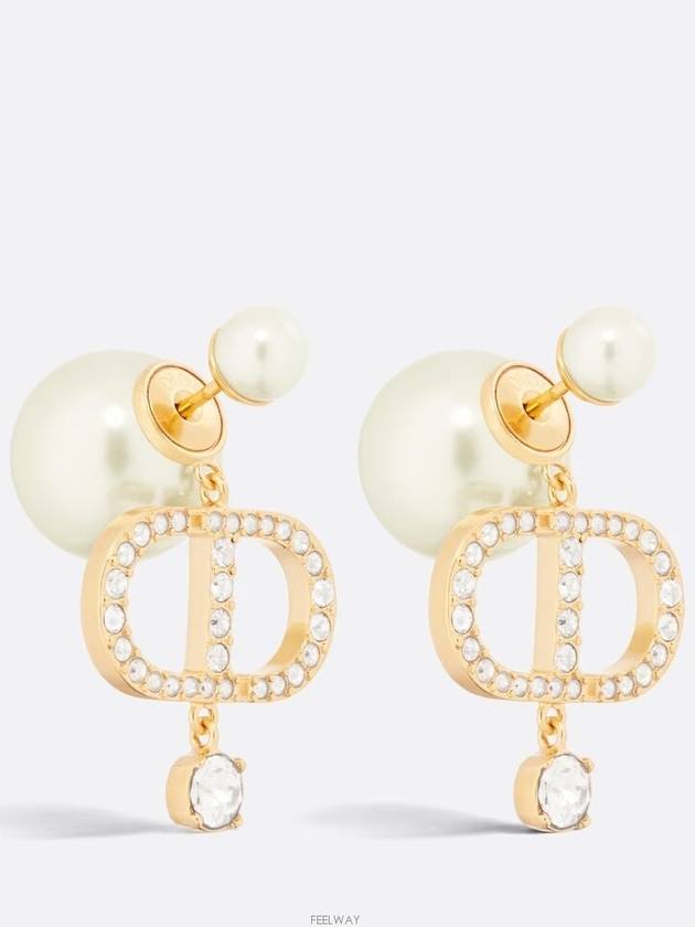 Tribales Pearl Earrings Gold - DIOR - BALAAN 2