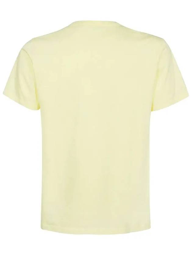 Fox Head Patch Classic Short Sleeve T-Shirt Light Yellow - MAISON KITSUNE - BALAAN 4