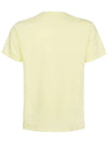 Fox Head Patch Classic Short Sleeve T-Shirt Light Yellow - MAISON KITSUNE - BALAAN 4