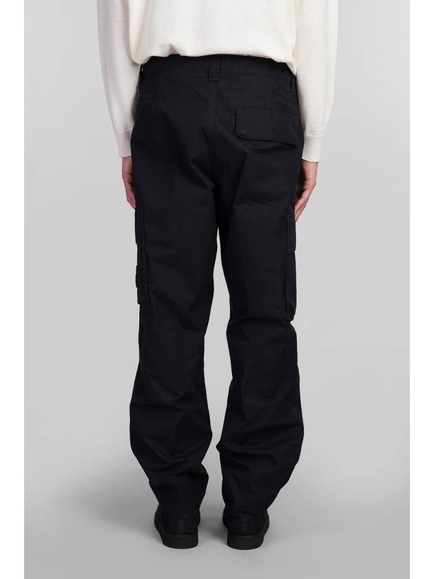 Compass Badge Straight Pants Black - STONE ISLAND - BALAAN 4