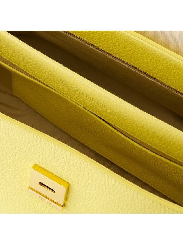 Le Grand Rond Carre Bag - Jacquemus - Leather - Light Yellow - JACQUEMUS - BALAAN 4