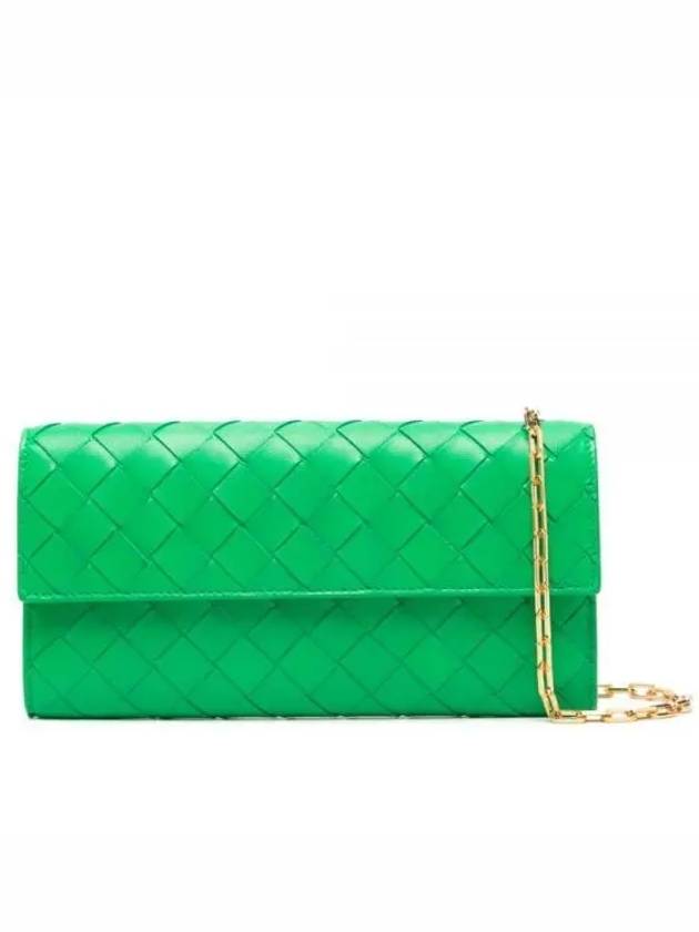 Intrecciato Chain Long Wallet Parakeet - BOTTEGA VENETA - BALAAN 2