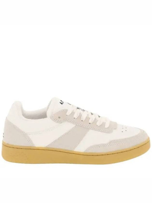 Plain Logo Low Top Sneakers Brown White - A.P.C. - BALAAN.