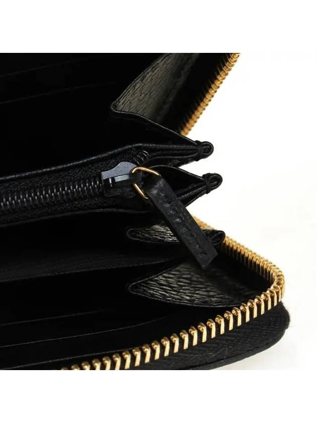 GG Marmont Zipper Long Wallet Black - GUCCI - BALAAN 10