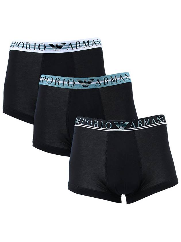 Boxer 3 Pack Trunk 111357 3F723 73320 - EMPORIO ARMANI - BALAAN 1