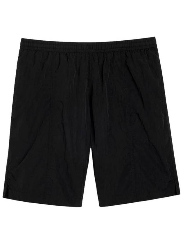 Logo Swim Shorts Black - AMI - BALAAN 1