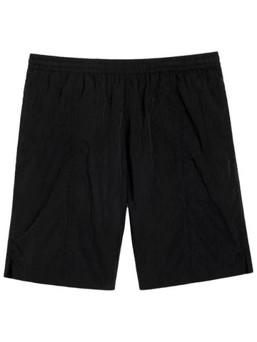 Logo Swim Shorts Black - AMI - BALAAN 1