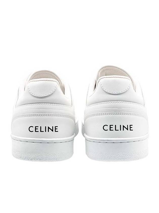 logo on leather low top sneakers white - CELINE - BALAAN 7