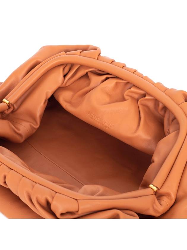 Nappa Pouch Dumpling Clutch Bag Clay - BOTTEGA VENETA - BALAAN 6