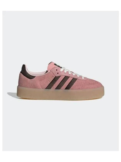 Sambae Embroidery 3 Stripe Low Top Sneakers Pink - ADIDAS - BALAAN 2