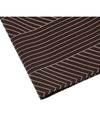 Striped Monogram Silk Scarf Brown - TOTEME - BALAAN 6