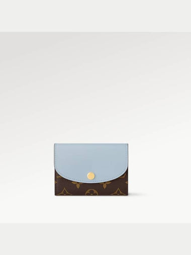 Women s Half Wallet Rosalie Coin Perth Monogram Blue Olympus M83583 - LOUIS VUITTON - BALAAN 1