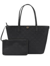 T Monogram Tote Bag Black - TORY BURCH - BALAAN 2