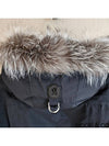 Dixon Nordic Tech Down Silver Fox Fur Bomber Jacket Black Silver - MACKAGE - BALAAN 9