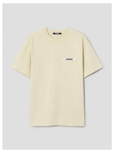 Jacquemus Men s Le T shirt Blouse Southern Gro Grain Light Yellow 2 Domestic Product GM0024062712597 - JACQUEMUS - BALAAN 1