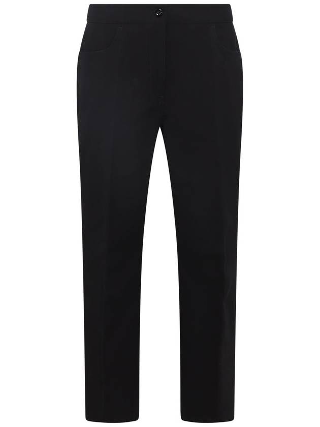 23 ss Black Cotton Pants J02KA0120J45020001 B0480211061 - JIL SANDER - BALAAN 2