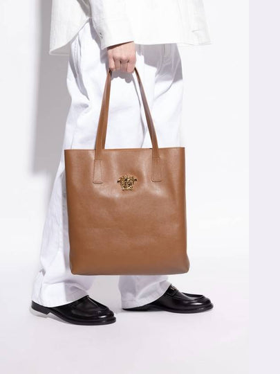 Versace La Medusa Shopper Bag, Men's, Brown - VERSACE - BALAAN 2