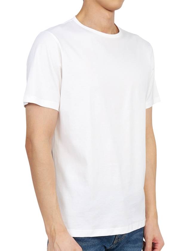 Precise Luxe Cotton Jersey Short Sleeve T-Shirt White - THEORY - BALAAN 4