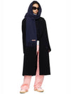 Wool Fringe Muffler Navy Blue - ACNE STUDIOS - BALAAN 5