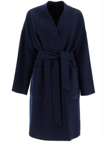 Eris Wool Single Coat Blue - WEEKEND MAX MARA - BALAAN 1