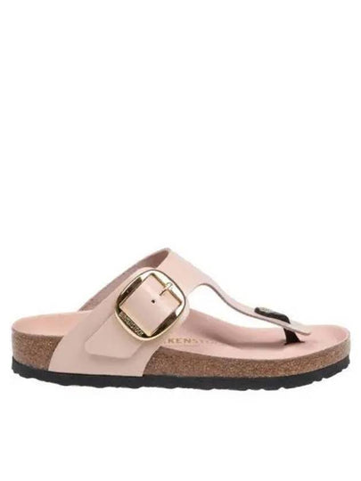 Gizeh Big Buckle Leather Flip Flops Beige - BIRKENSTOCK - BALAAN 2