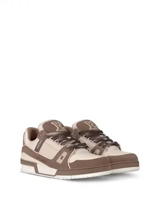 LV Trainer Low Top Sneakers Taupe - LOUIS VUITTON - BALAAN 2