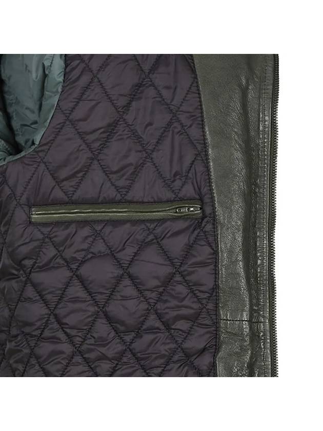 Italian mock neck pocket point sheepskin jacket ALJP125 - IKALOOOK - BALAAN 9