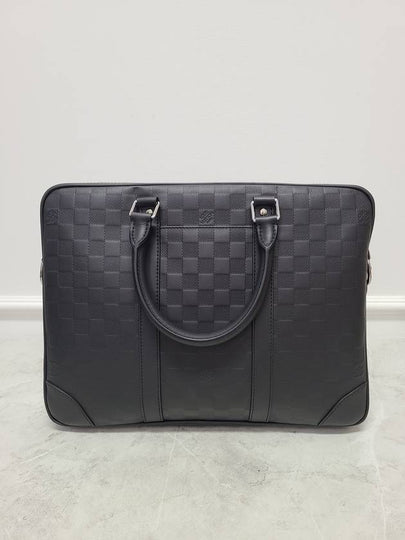 Black Damier Infini Porte Documeng Voyage PM - LOUIS VUITTON - BALAAN 2