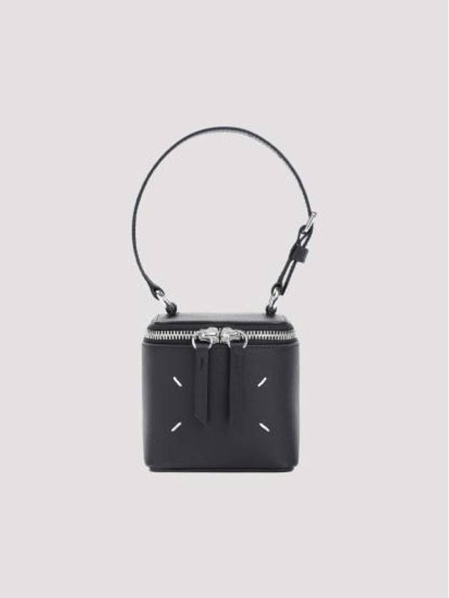 Micro Cube Top Handle Bag Black - MAISON MARGIELA - BALAAN 4