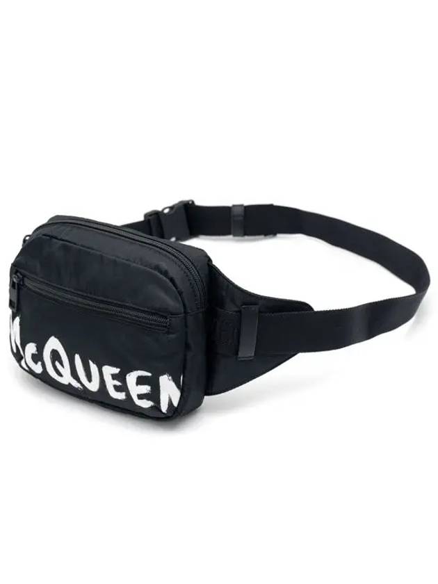 Logo Print Nylon Belt Bag Black - ALEXANDER MCQUEEN - BALAAN 3