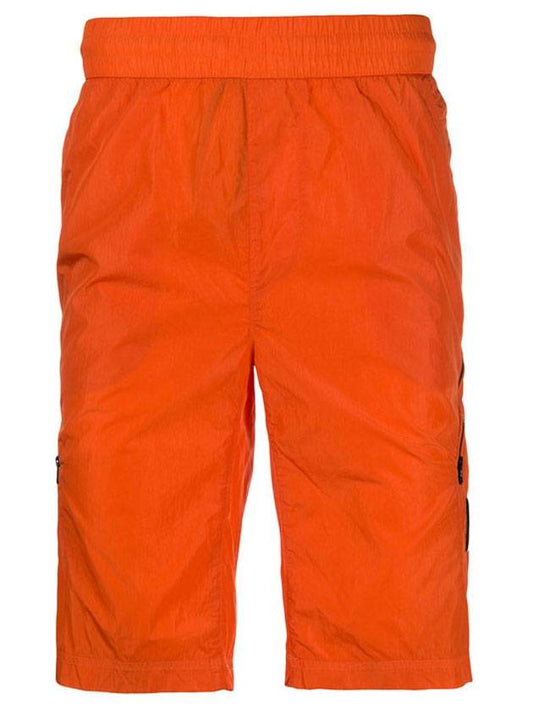 Lens Wappen Chrome Shorts Orange - CP COMPANY - BALAAN 1