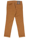 Men's Brown Side Belt Point Basic Fit Pants PT180 - IKALOOOK - BALAAN 5